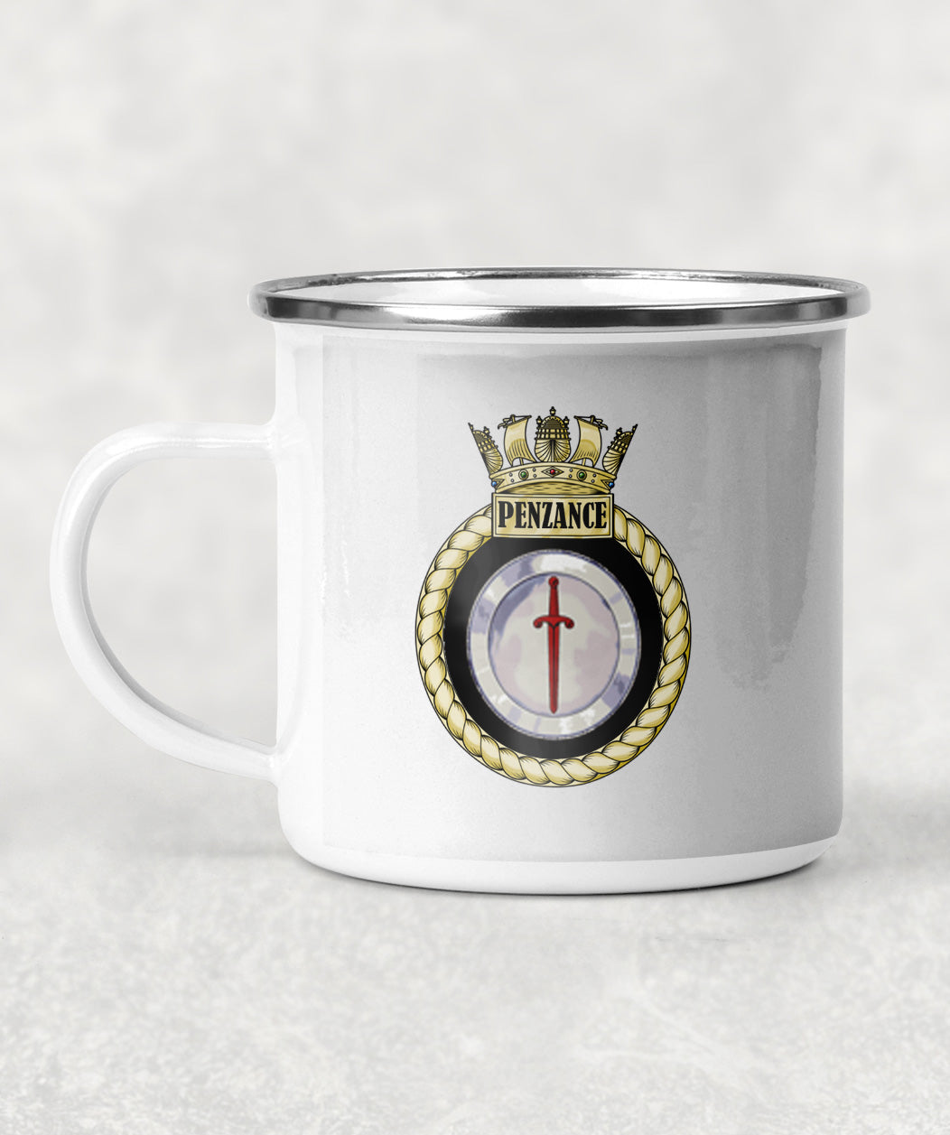 HMS Penzance - Enamel Mug