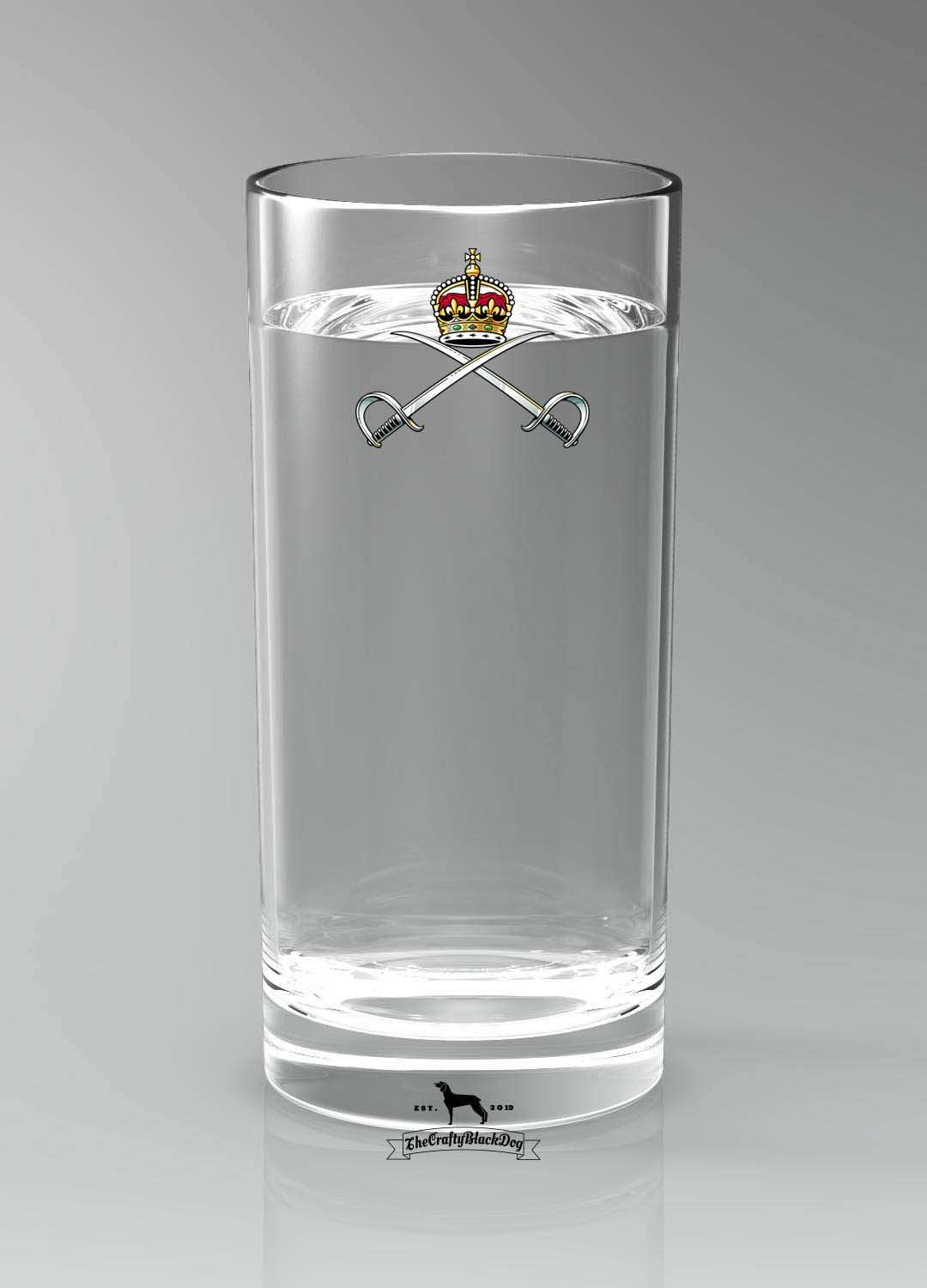 Royal Army Physical Training Corps - Straight Gin/Mixer/Water Glass (New King's Crown)
