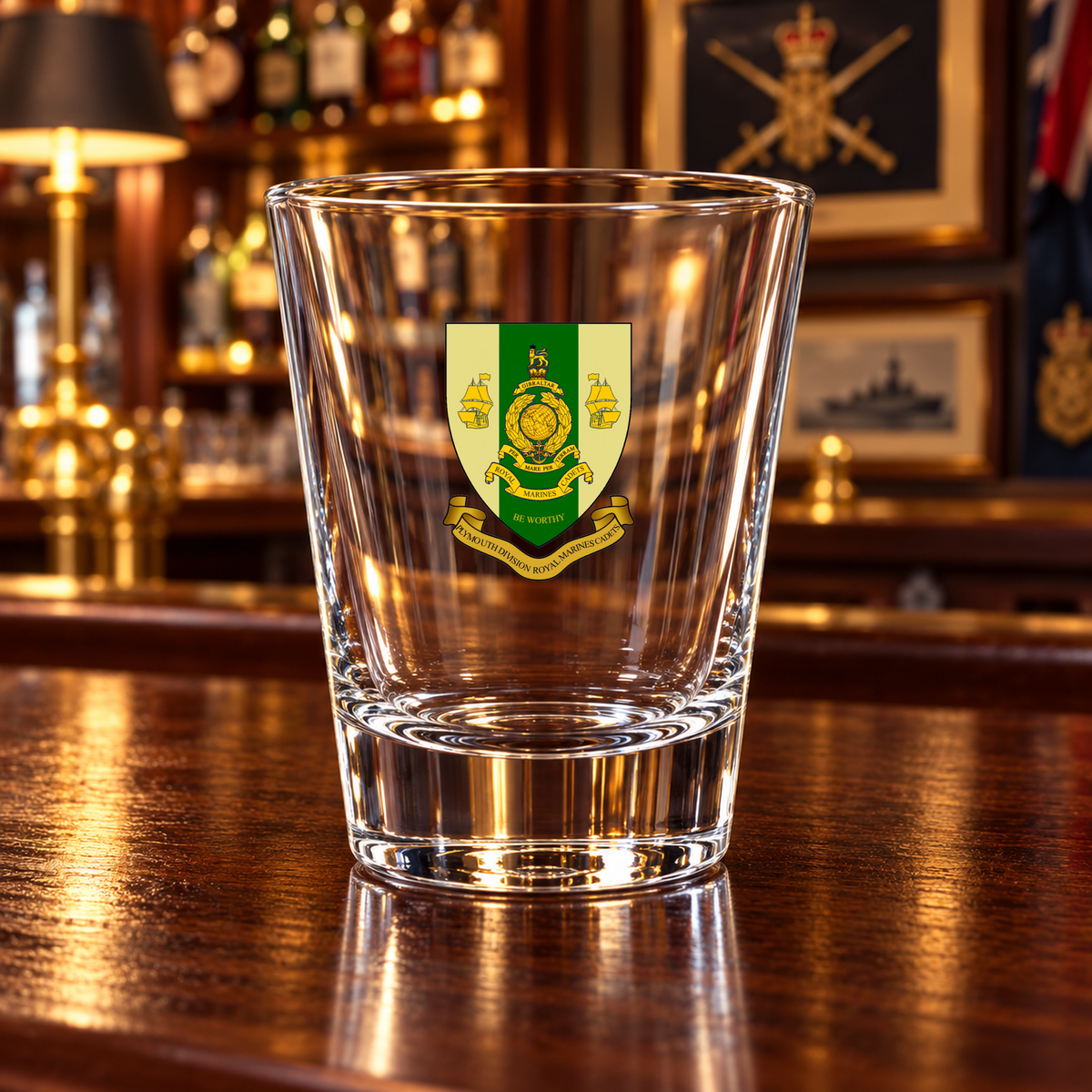 Plymouth Royal Marines Cadets - Shot Glasses | The Crafty Black Dog — Frosted_Shot_Glass_Military_Bar_Smart_Object copy