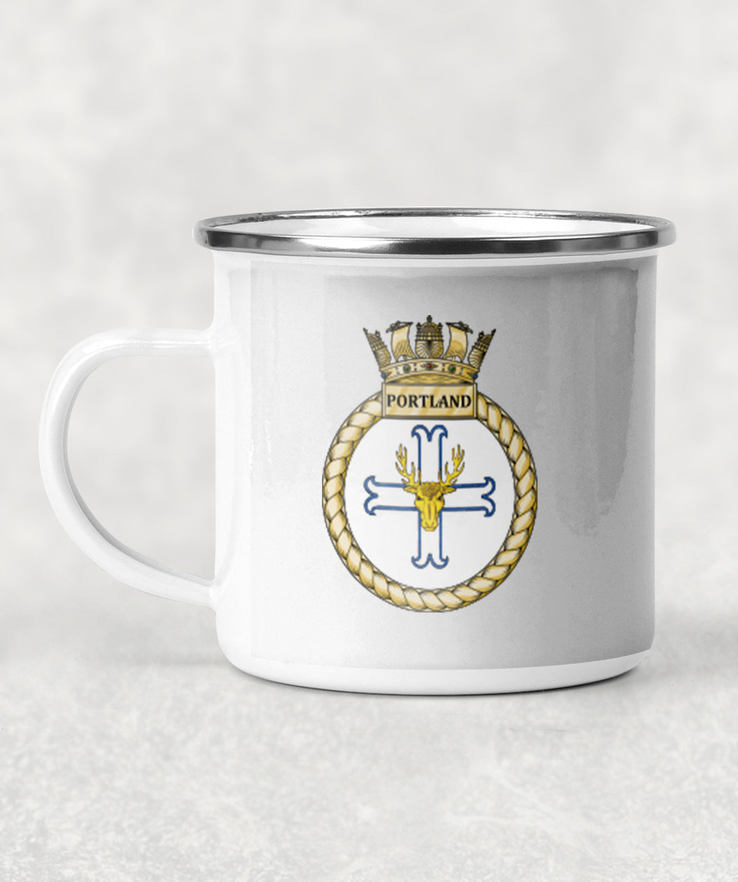 HMS Portland - Enamel Mug