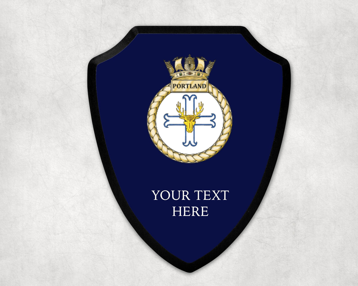 HMS Portland - Royal Navy Printed Wall Shield