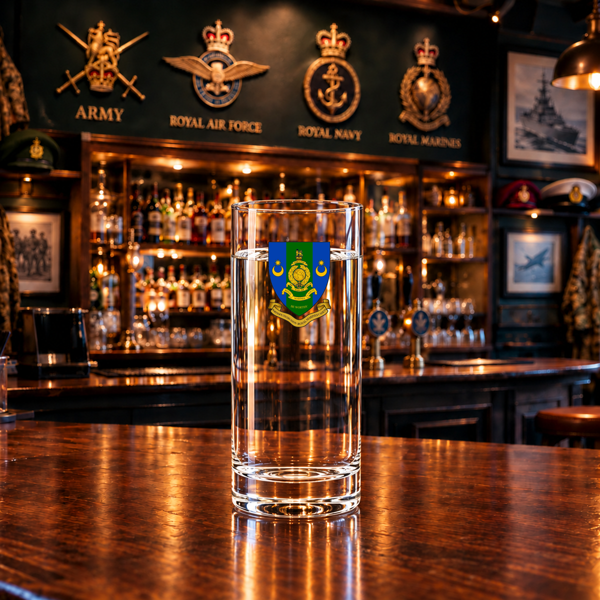 Portsmouth Royal Marines Cadets - Highball Glass | The Crafty Black Dog