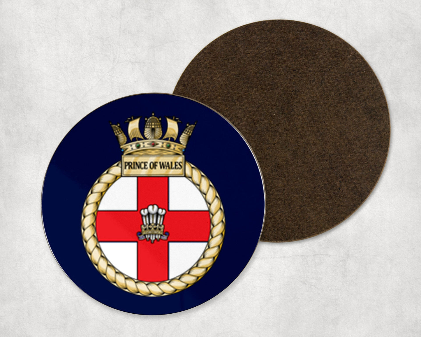 HMS Prince of Wales - Round Coaster Set