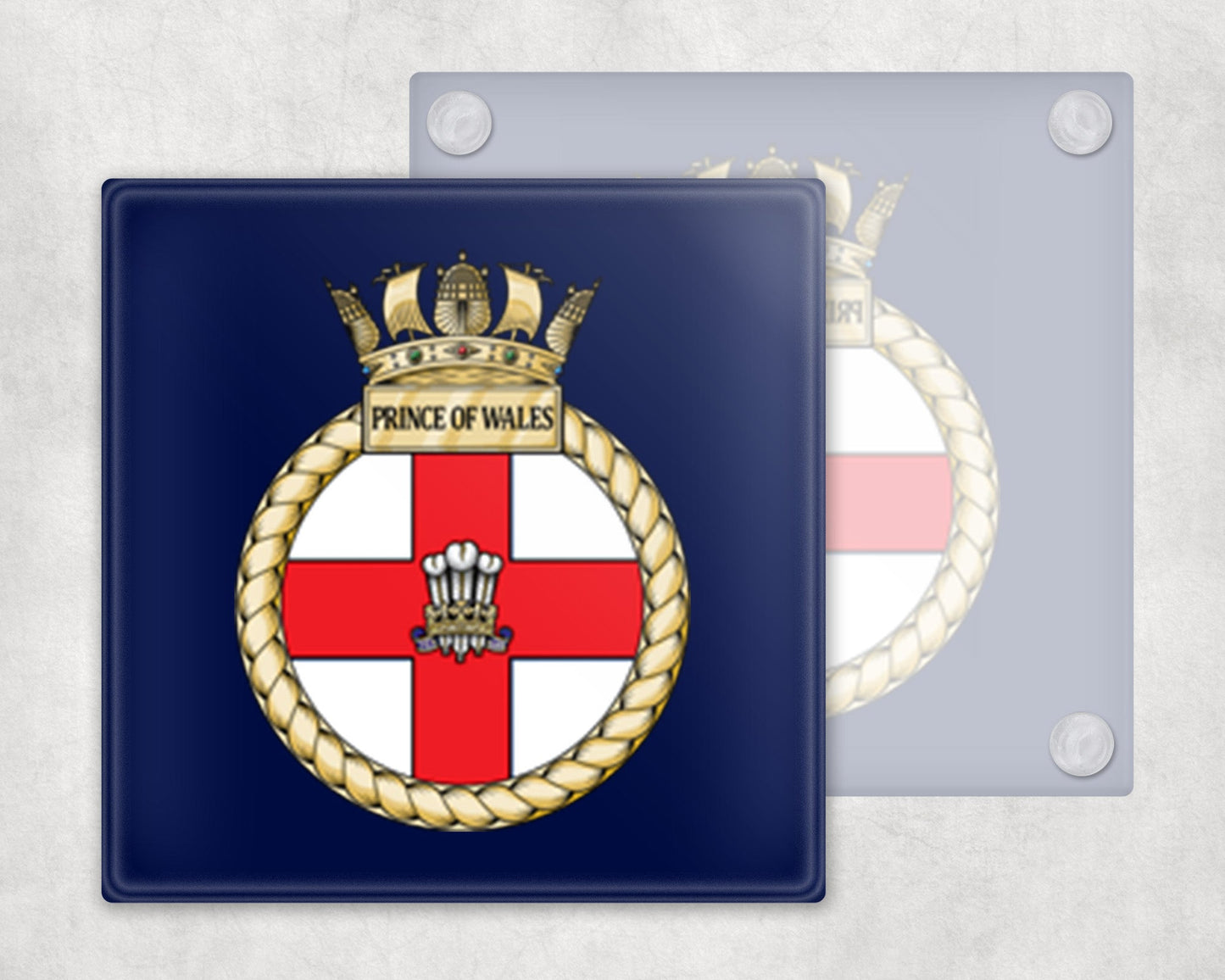 HMS Prince of Wales - Glass Coaster