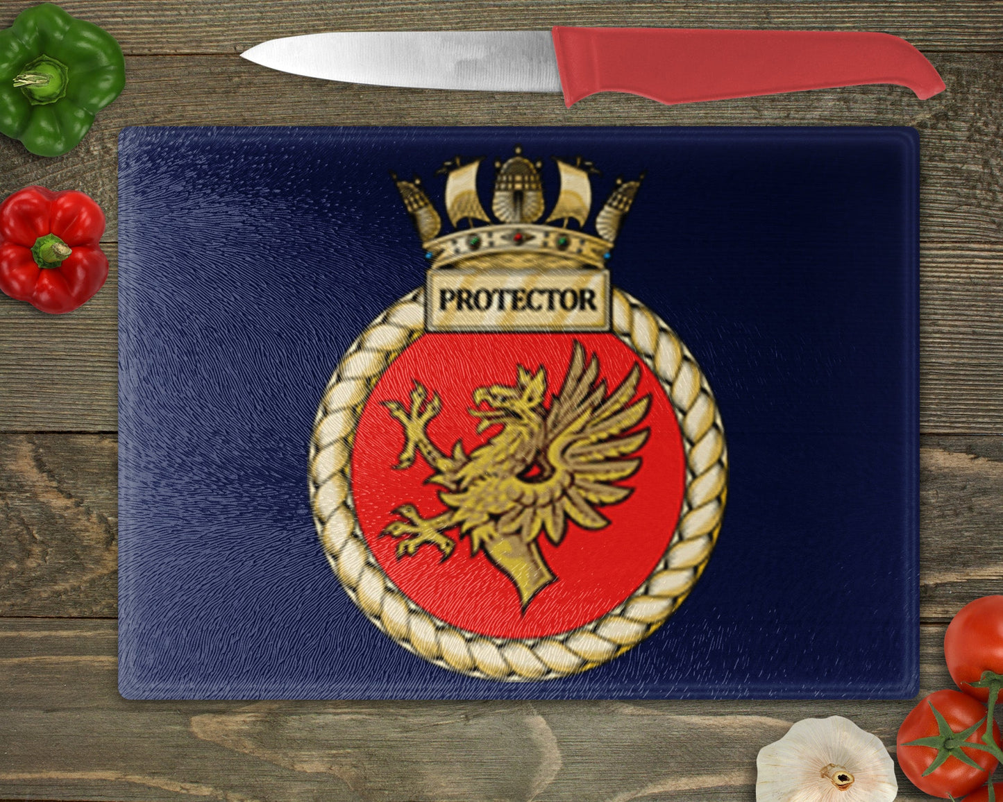 HMS Protector - Cutting Board