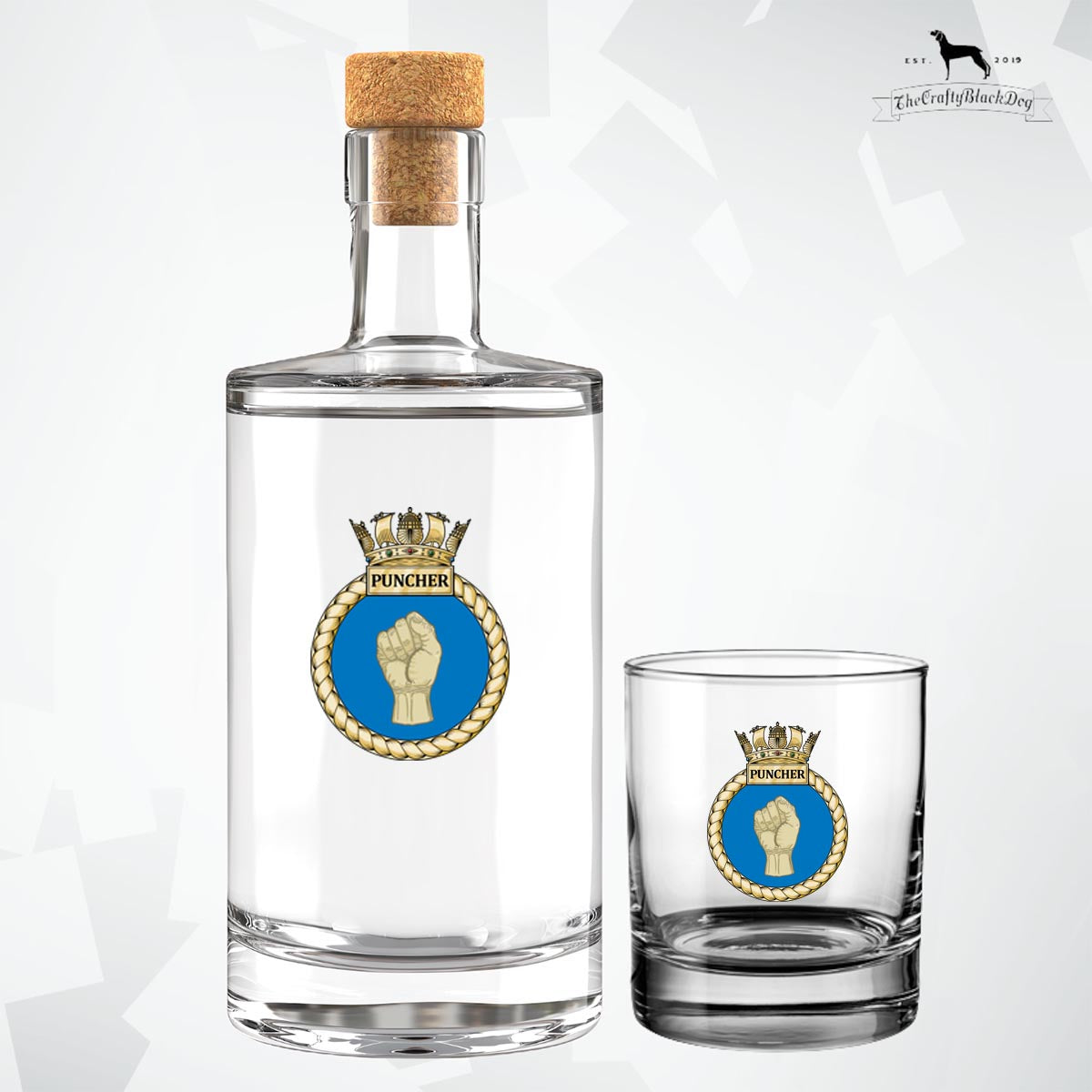 HMS Puncher - Fill Your Own Spirit Bottle