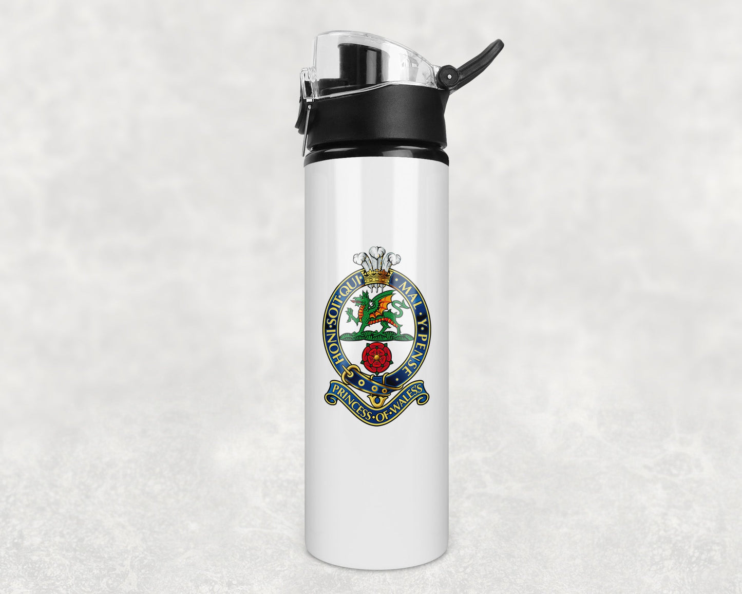 Princess of Wales's Royal Regiment - Flip Top Water Bottle