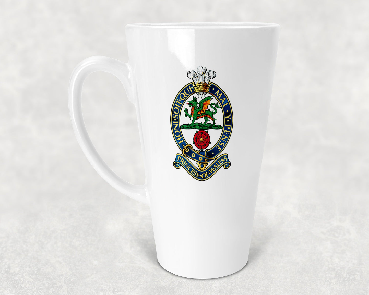 Princess of Wales's Royal Regiment - Latte Mug 17oz