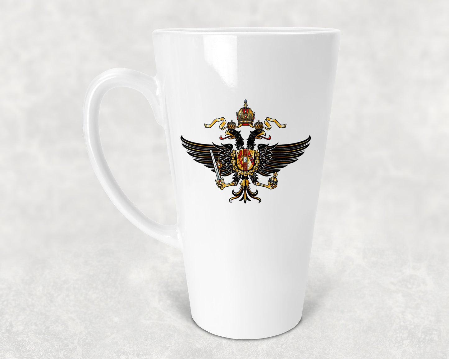 1st The Queen's Dragoon Guards - Latte Mug 17oz