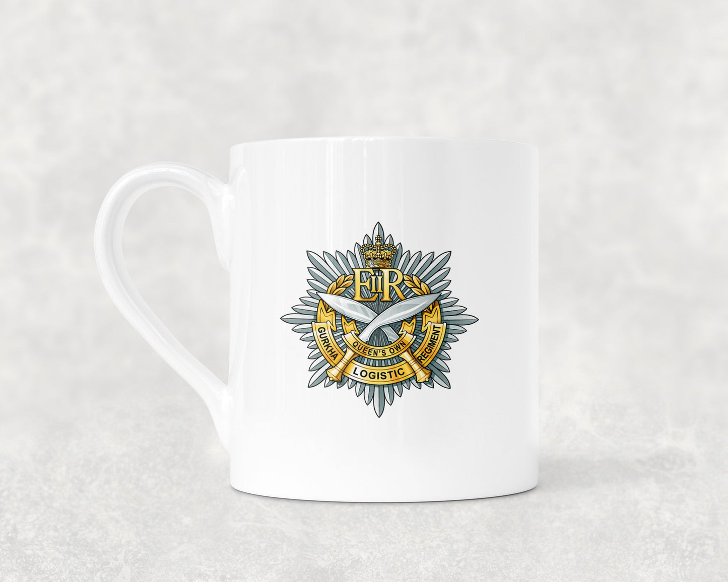 The Queen's Own Gurkha Logistic Regiment - Bone China Mug