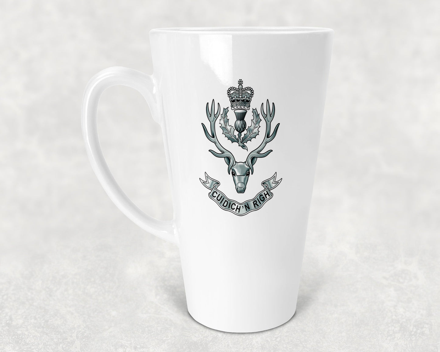 Queen's Own Highlanders (Seaforth and Camerons) - Latte Mug 17oz