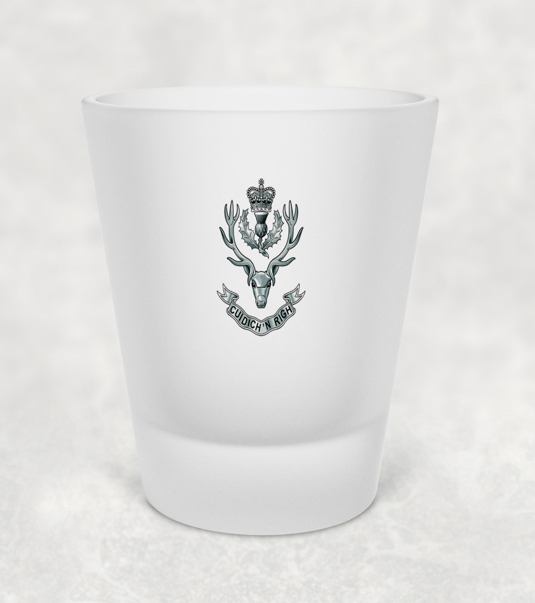 Queen's Own Highlanders (Seaforth and Camerons) - Shot Glass
