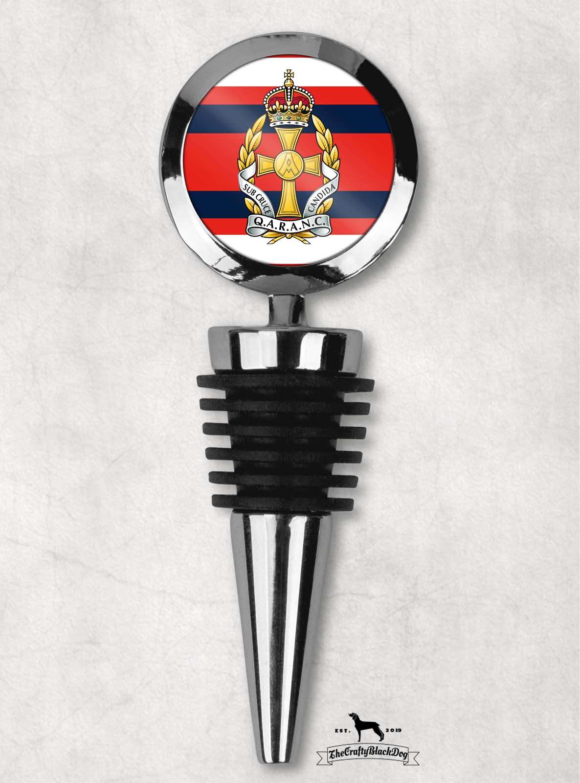Queen Alexandra's Royal Army Nursing Corps - Wine Bottle Stopper (New King's Crown)