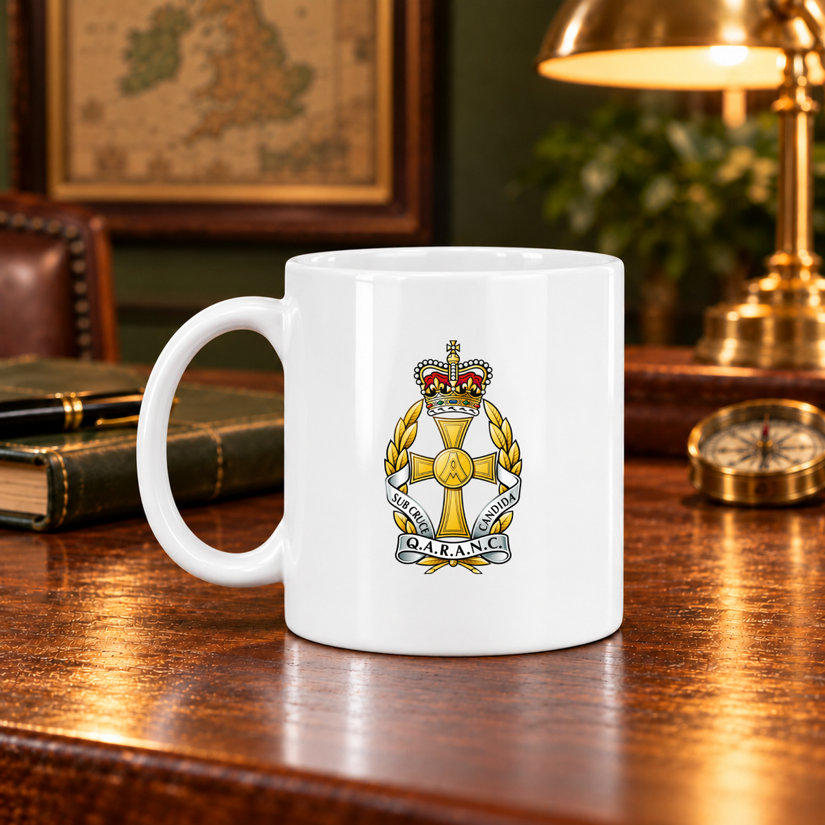 Queens Alexandria Royal Army Nursing Corps (QARANC) - 11oz Mug | The Crafty Black Dog