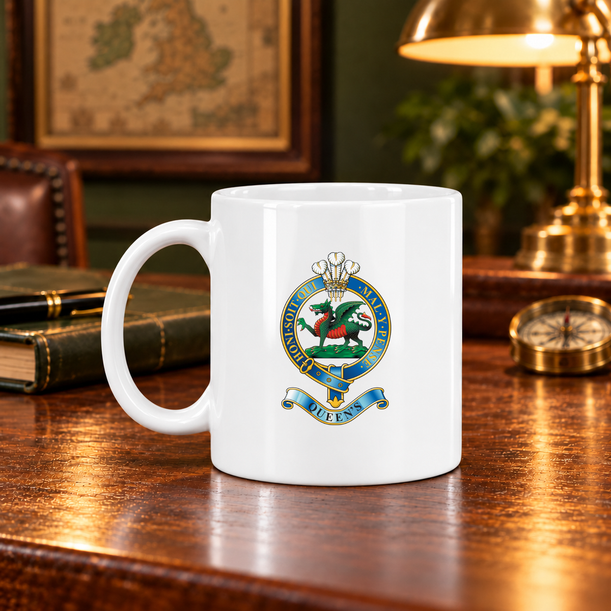 Queens Regiment - 11oz Mug | The Crafty Black Dog