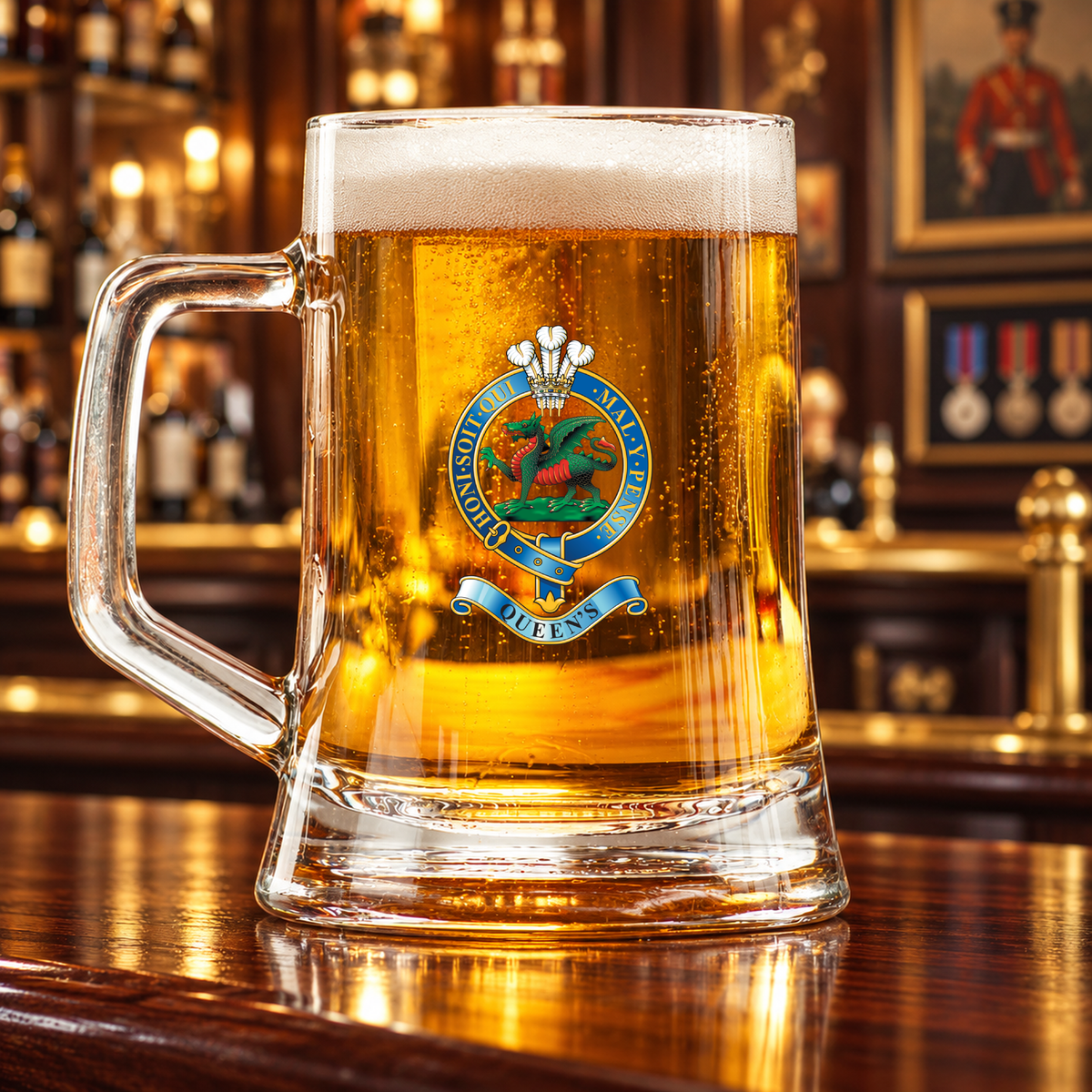 Queens Regiment - Tankard | The Crafty Black Dog