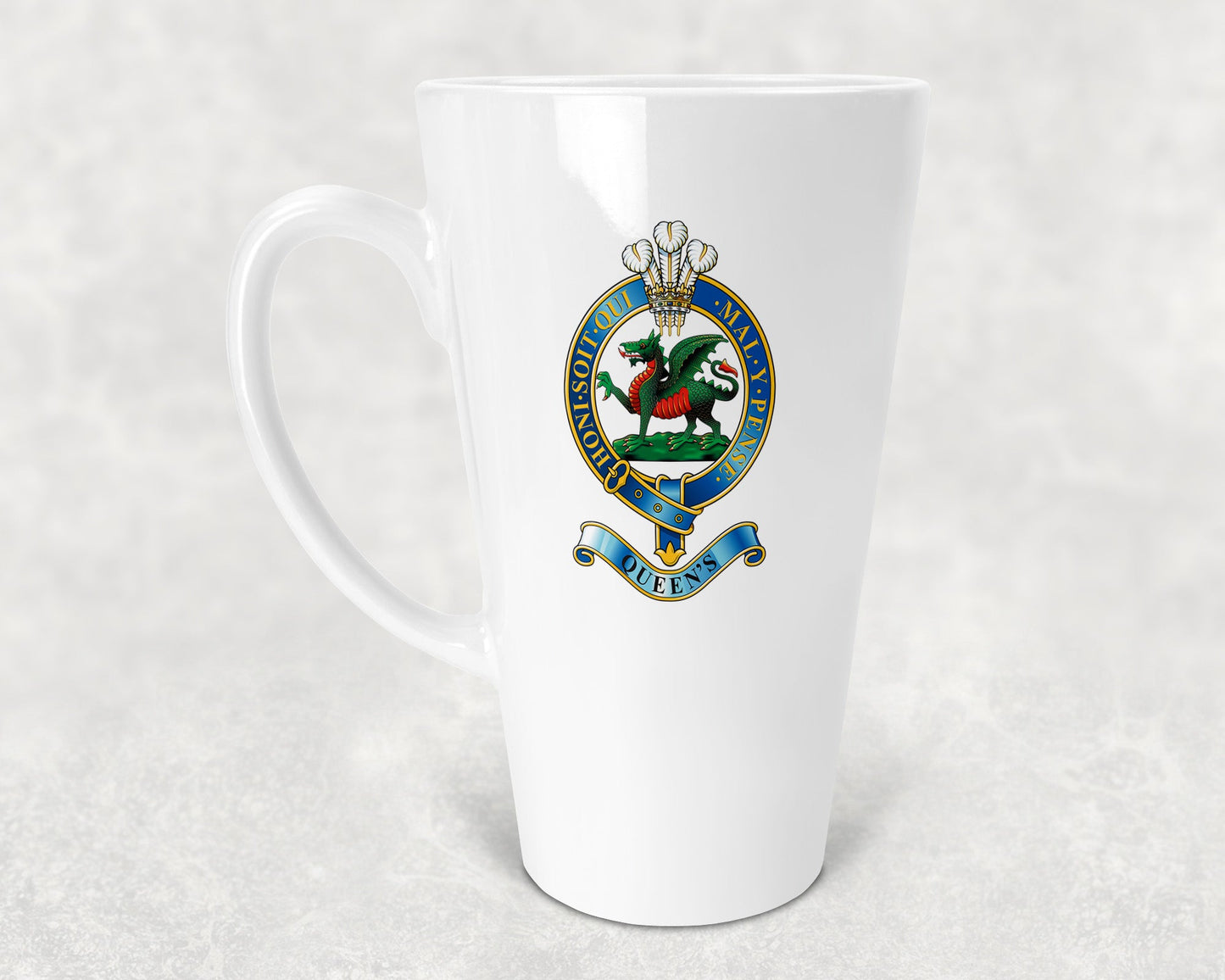 Queen's Regiment - Latte Mug 17oz