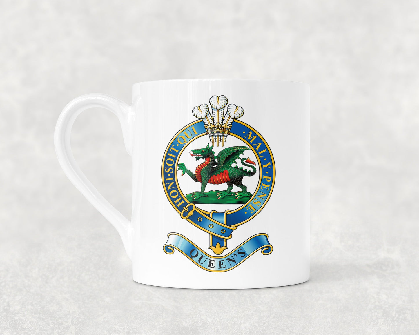 Queen's Regiment - Bone China Mug