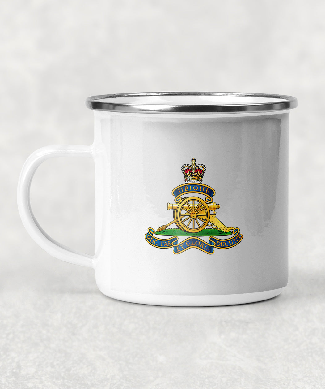 Royal Artillery Cap Badge - Enamel Mug
