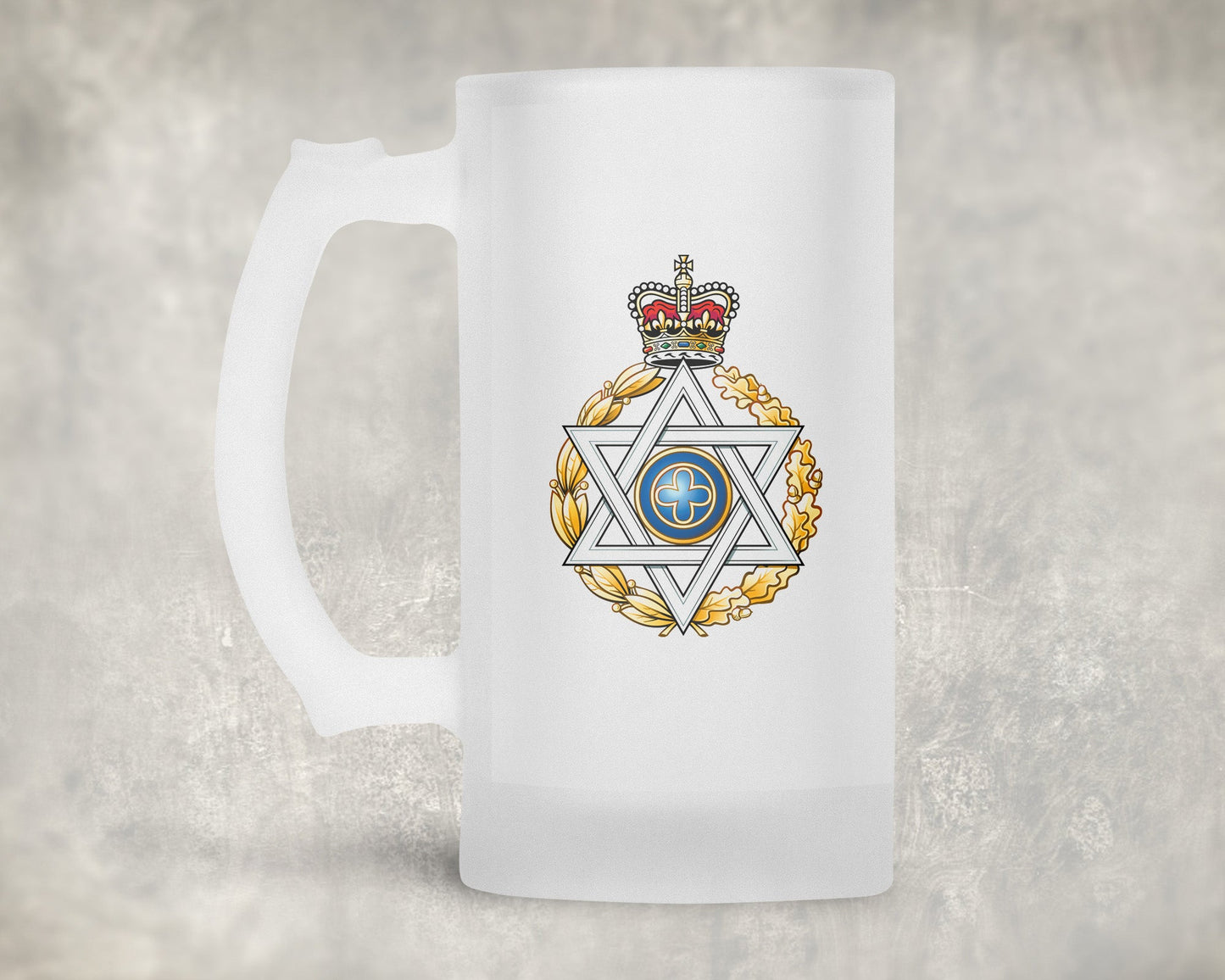 Royal Army Chaplains' Department Jewish - Frosted Stein