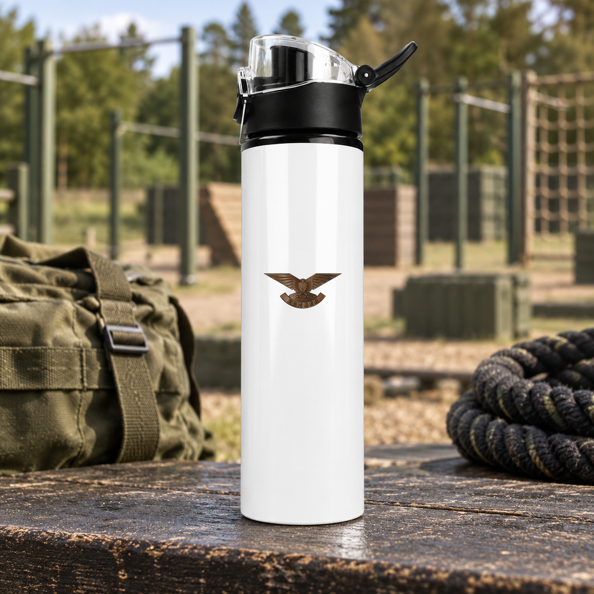 Ranger Regiment - Water Bottle | The Crafty Black Dog — Flip_Top_Bottle_Military_Fitness_Smart_Object copy