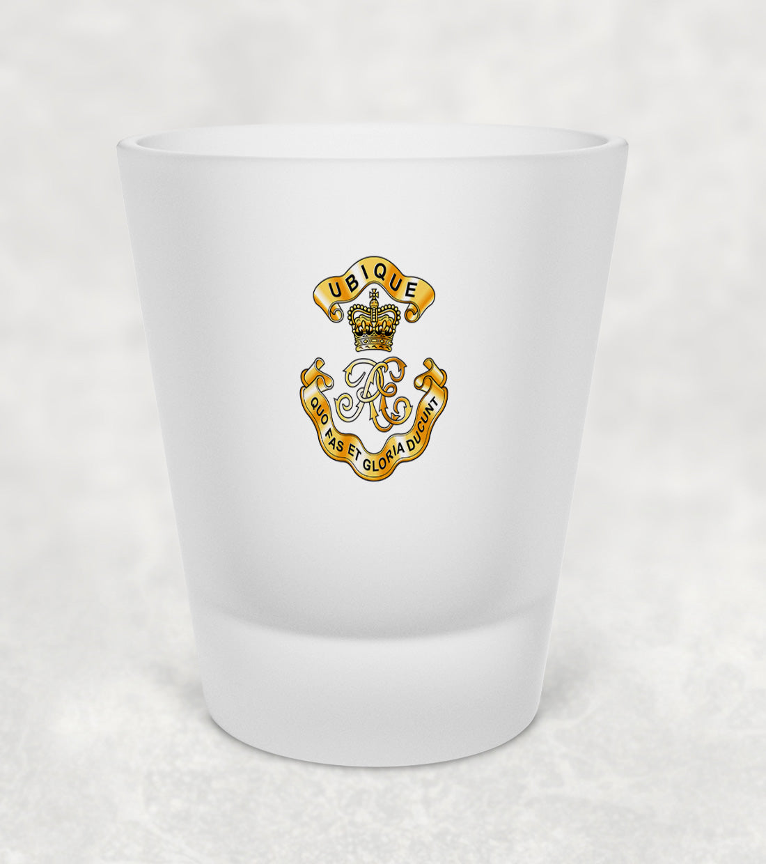 Royal Engineers Cypher - Shot Glass
