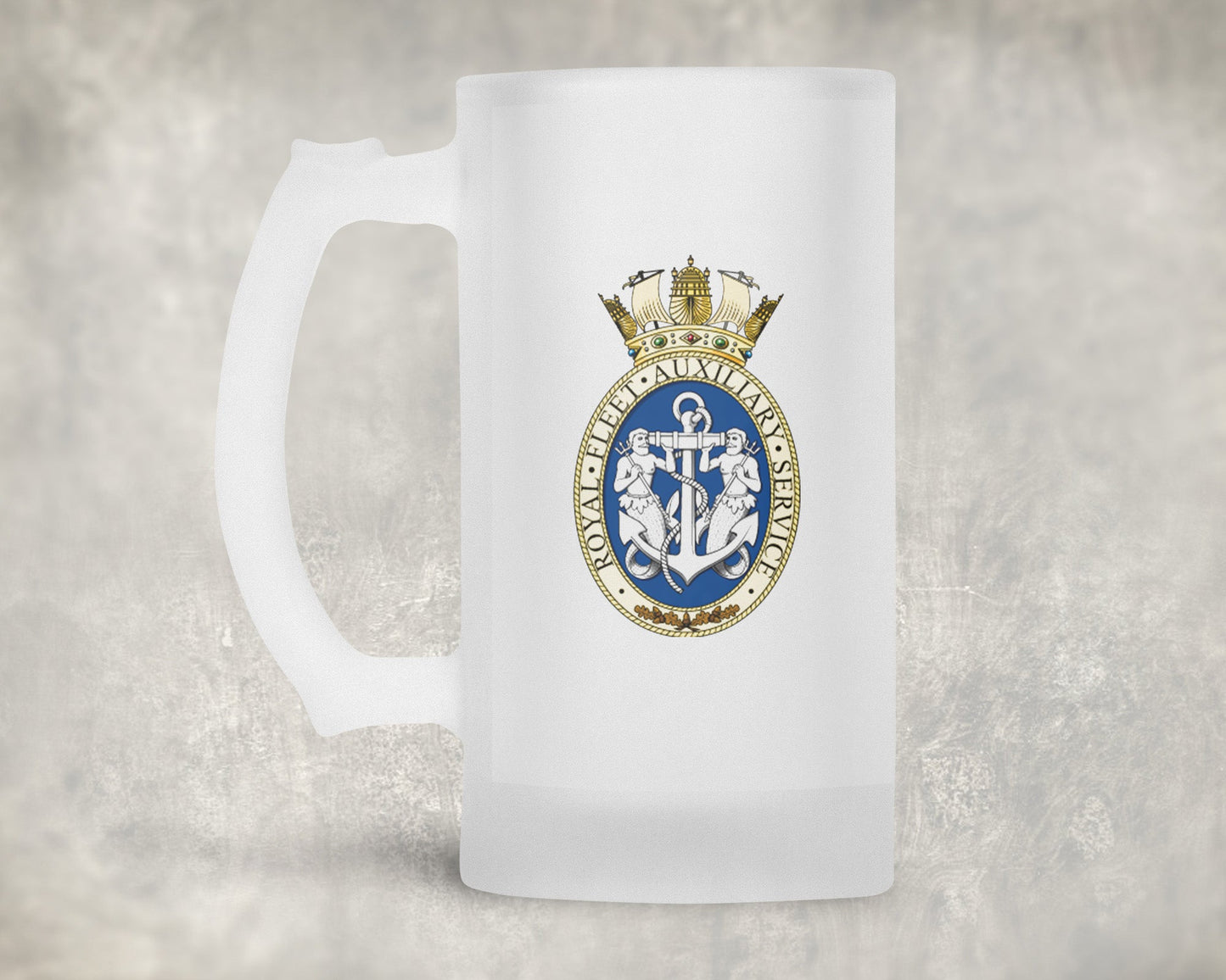 Royal Fleet Auxiliary Service - Frosted Stein/Tankard/Beer Mug - Frosted Stein/Tankard/Beer Mug