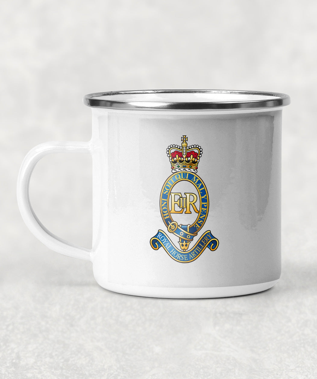 Royal Horse Artillery Cap Badge - Enamel Mug