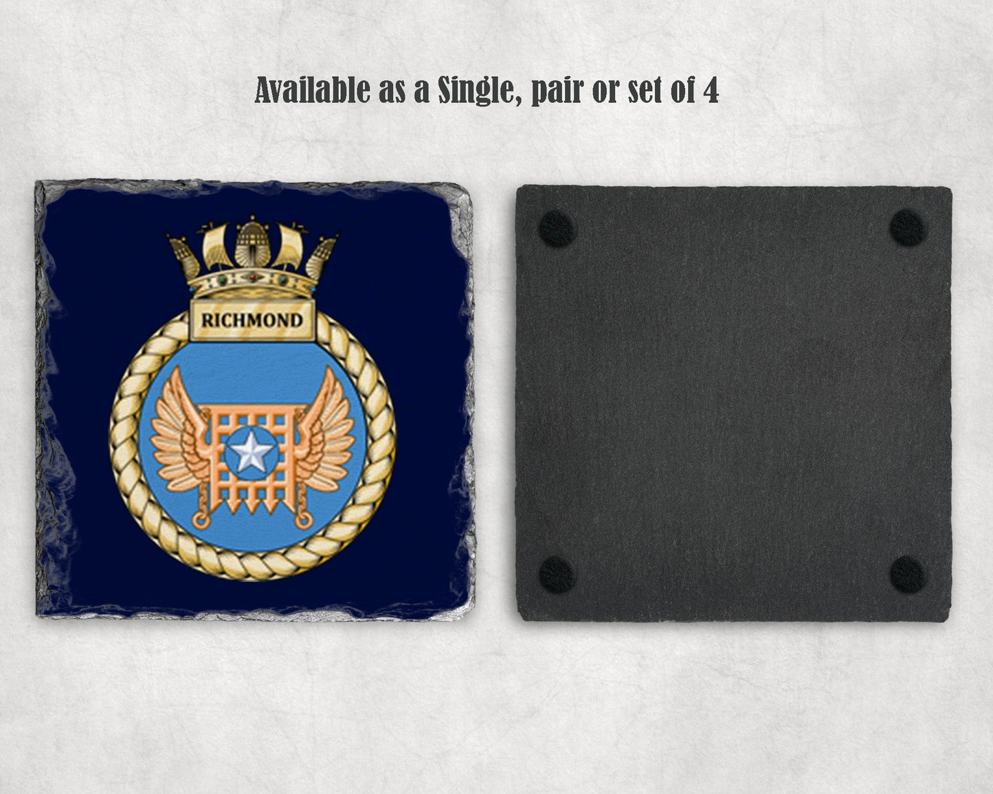 HMS Richmond - Slate Coaster
