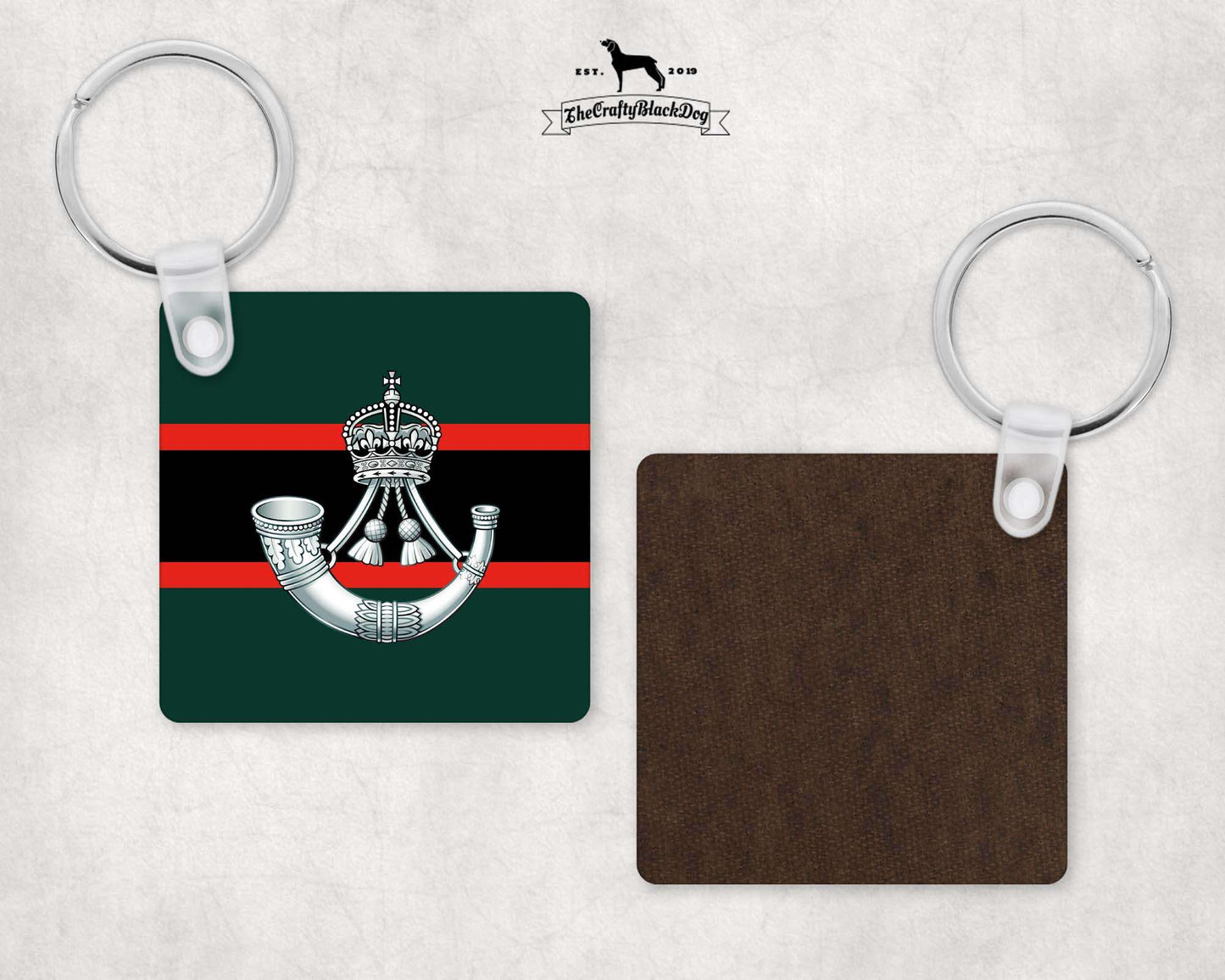 Rifles - Square Key Ring (King's New Crown)