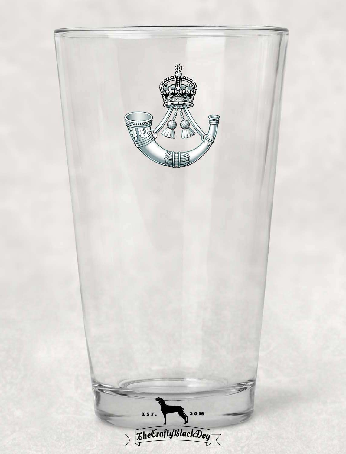 Rifles - Pint Glass (New King's Crown)