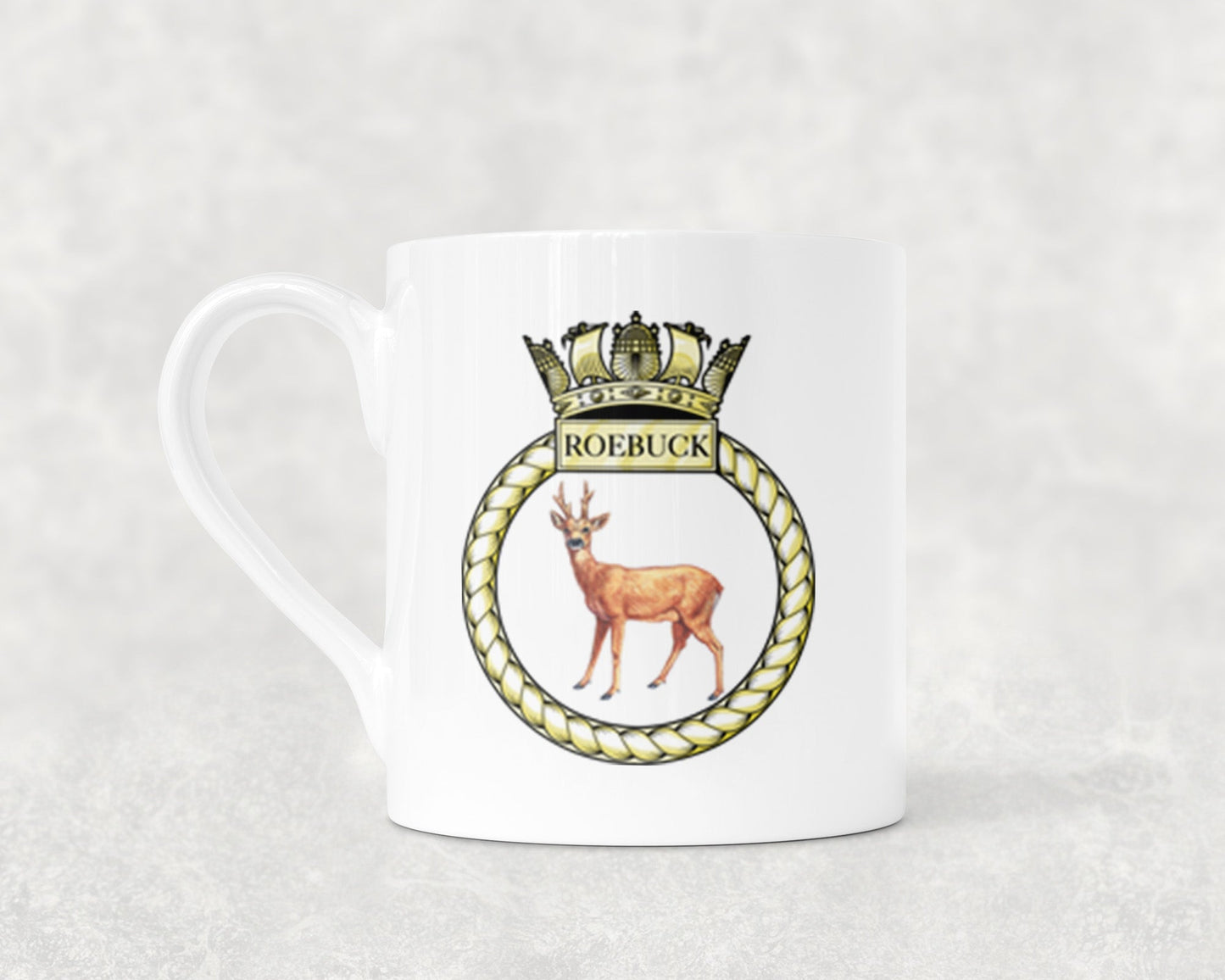 HMS Roebuck - Bone China Mug