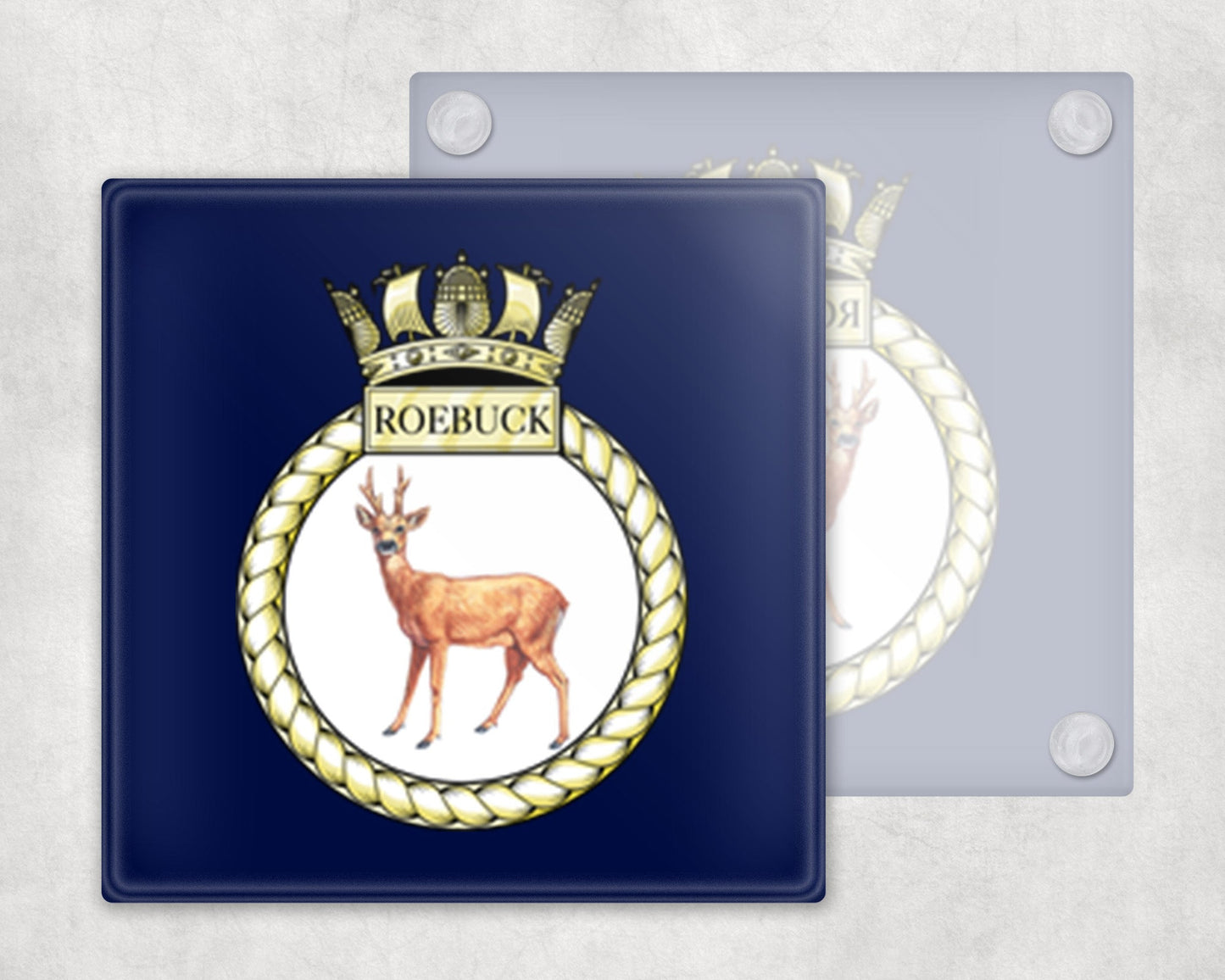 HMS Roebuck - Glass Coaster