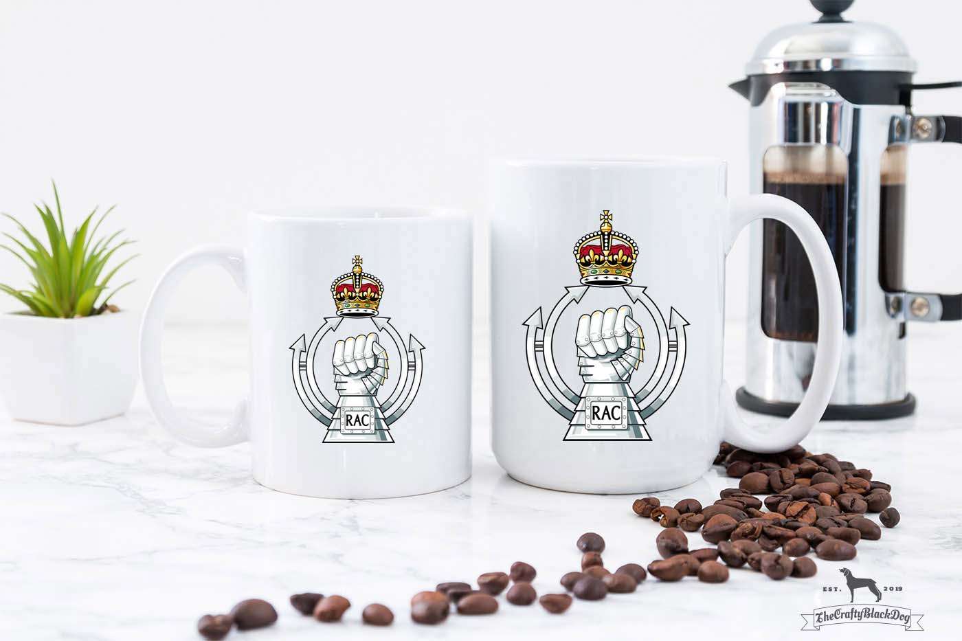 Royal Armoured Corps - 11oz/15oz Mug (New King's Crown)