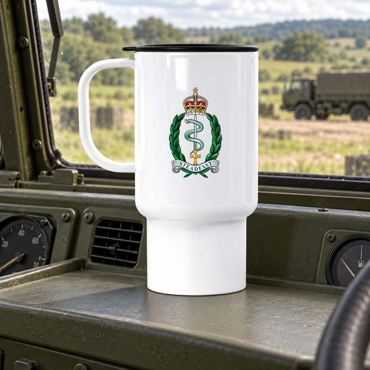 Royal Army Medical Service - Travel Mug | The Crafty Black Dog