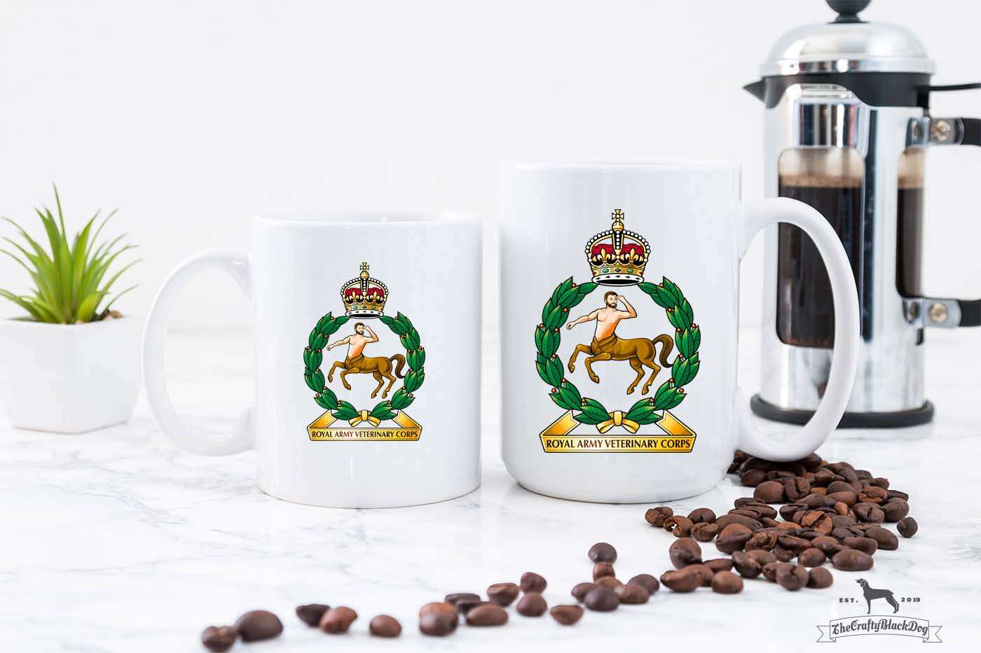 Royal Army Veterinary Corps - 11oz/15oz Mug (New King's Crown)
