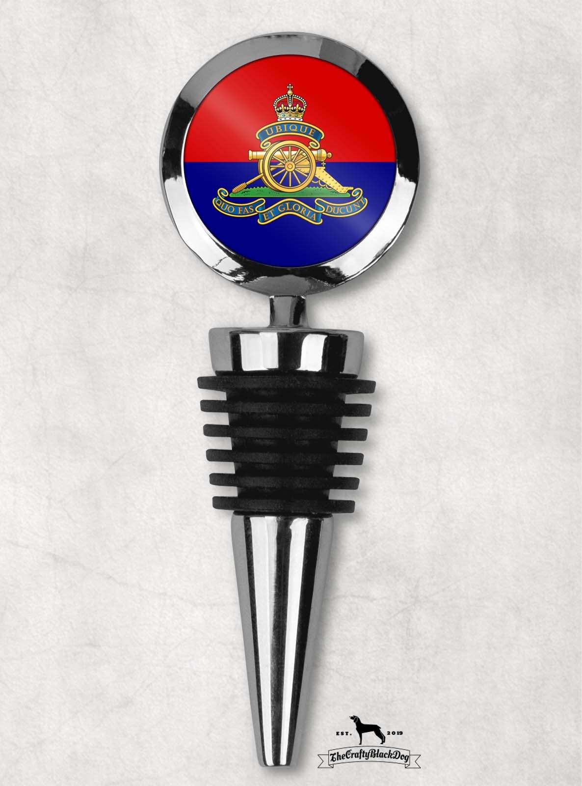 Royal Artillery - Wine Bottle Stopper (New King's Crown)