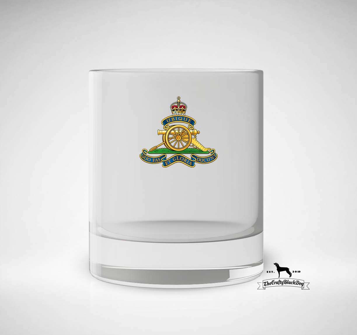 Royal Artillery - Whiskey/Spirit Glass KC