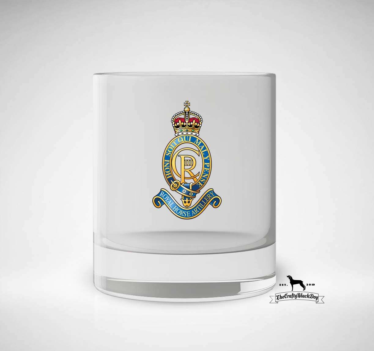 Royal Horse Artillery - Whiskey/Spirit Glass KC