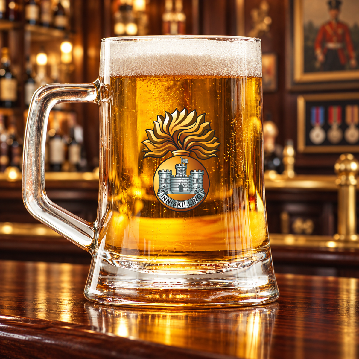 Royal Inniskilling Fusiliers - Tankard | The Crafty Black Dog