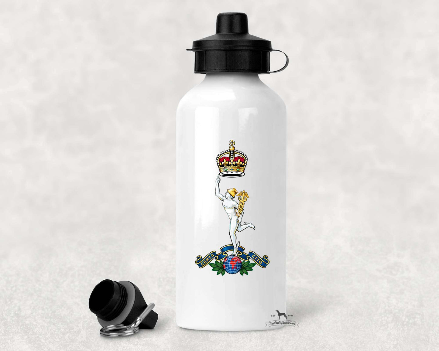 Royal Corps of Signals - ALUMINIUM WATER BOTTLE (New King's Crown)