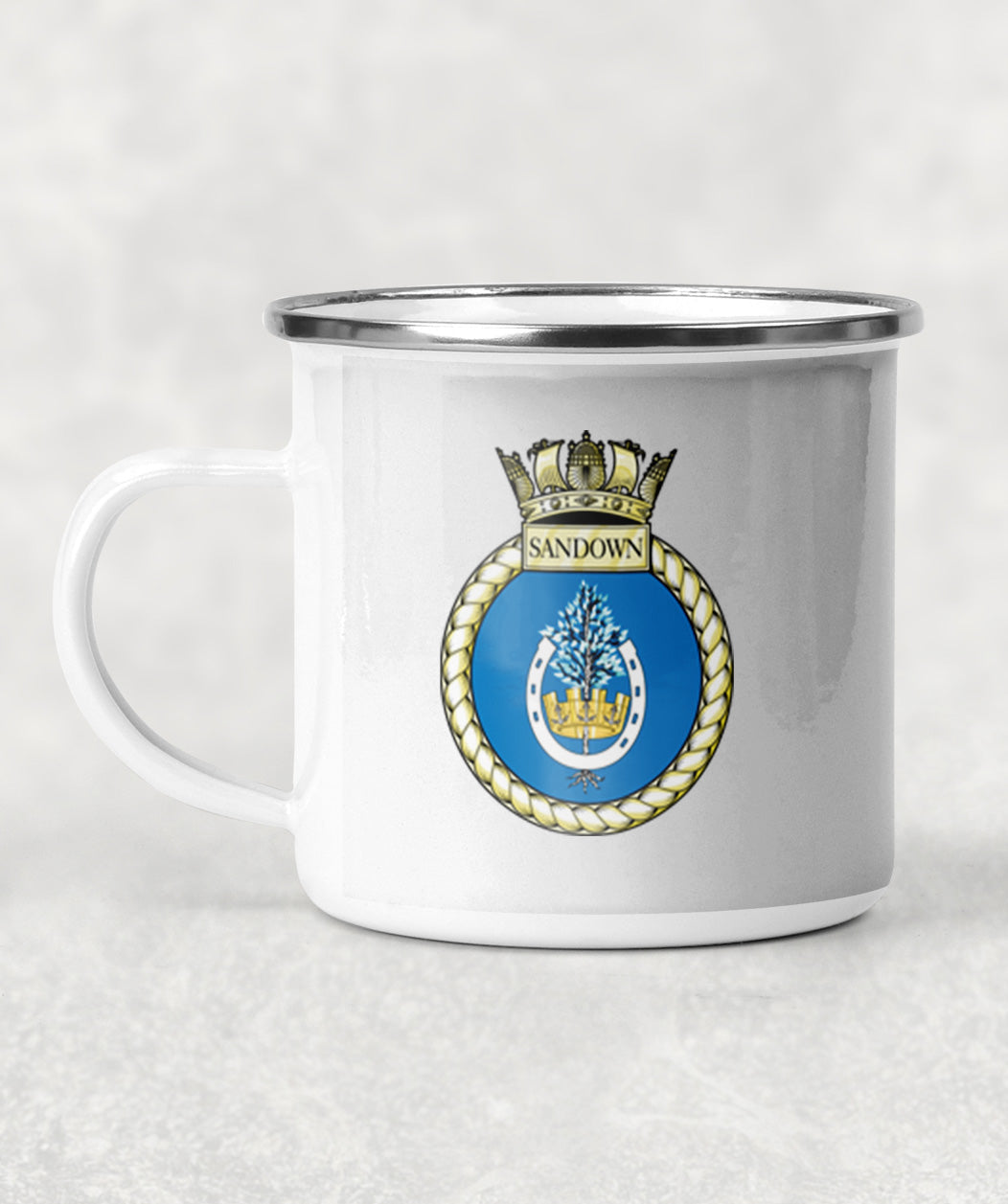 HMS Sandown - Enamel Mug