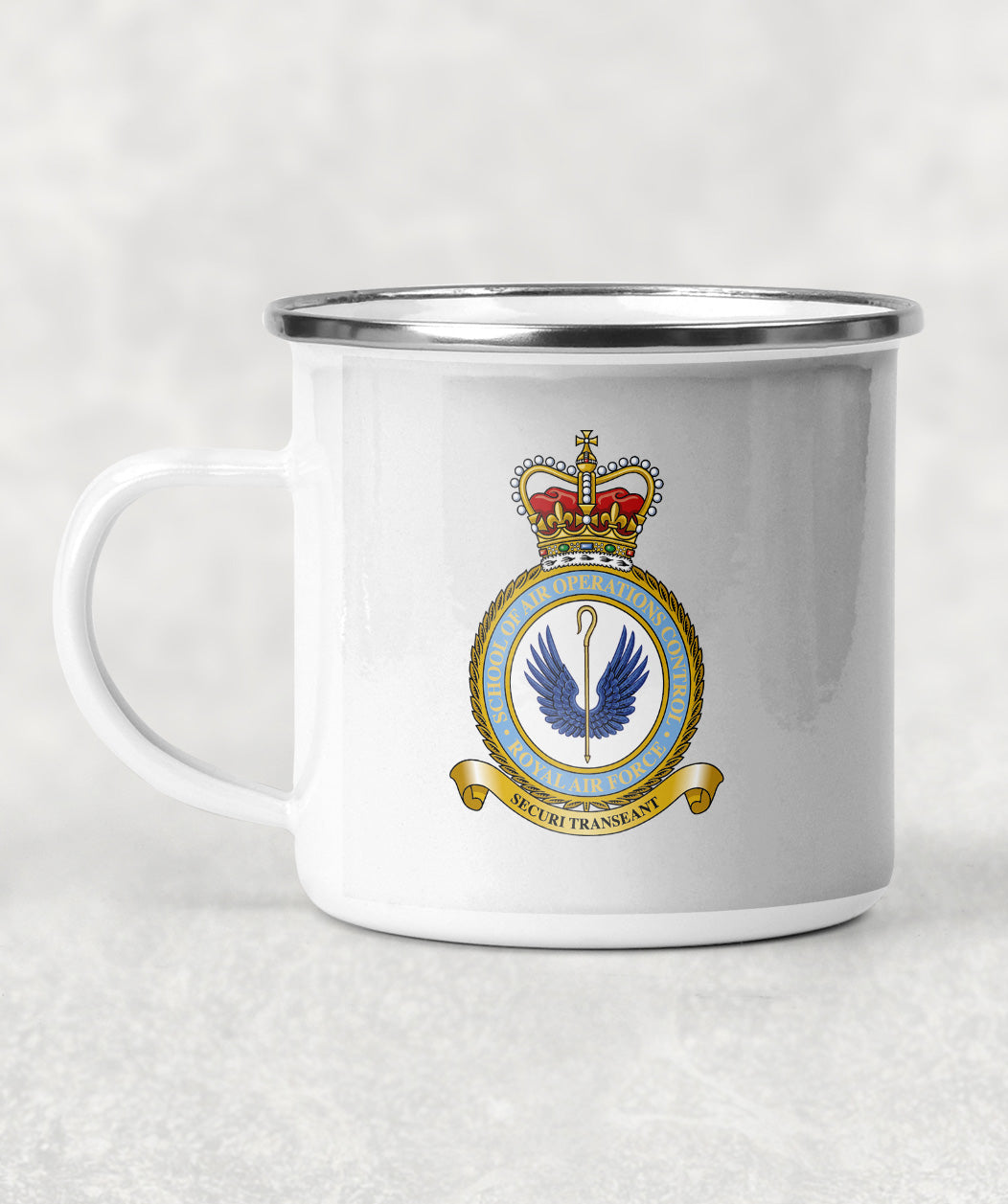 School of Air Operations Control RAF - Enamel Mug