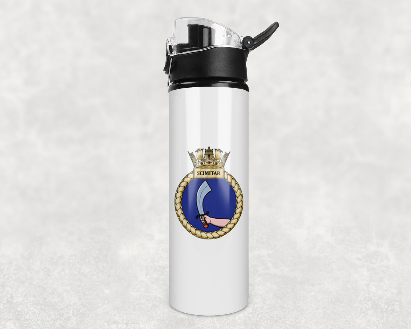 HMS Scimitar - Flip Top Water Bottle