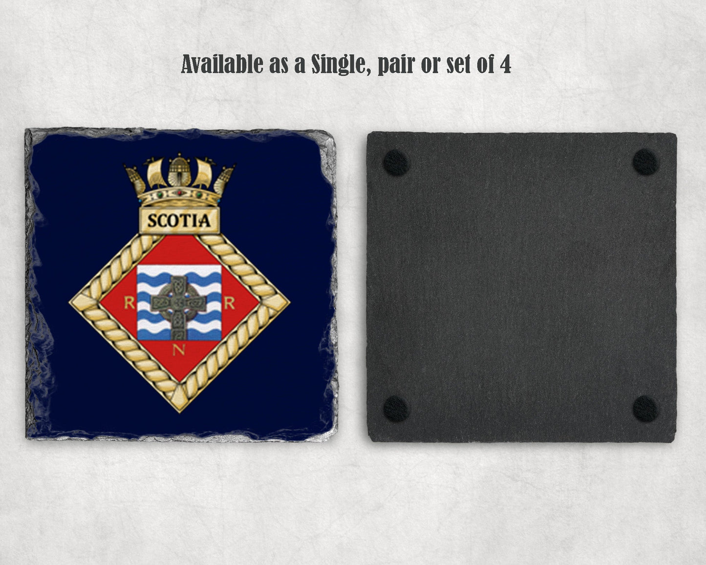 HMS Scotia - Slate Coaster