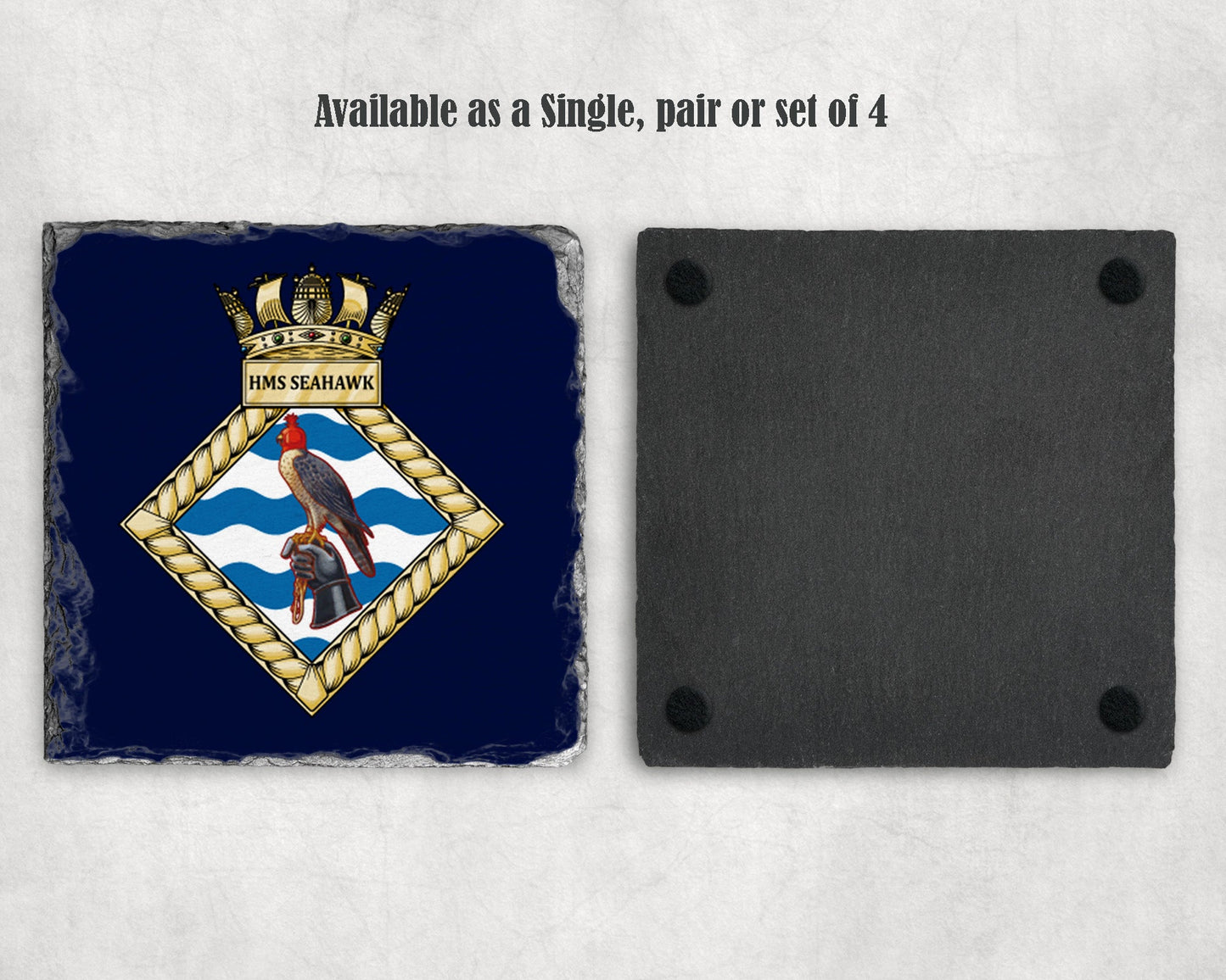 HMS Seahawk - Slate Coaster