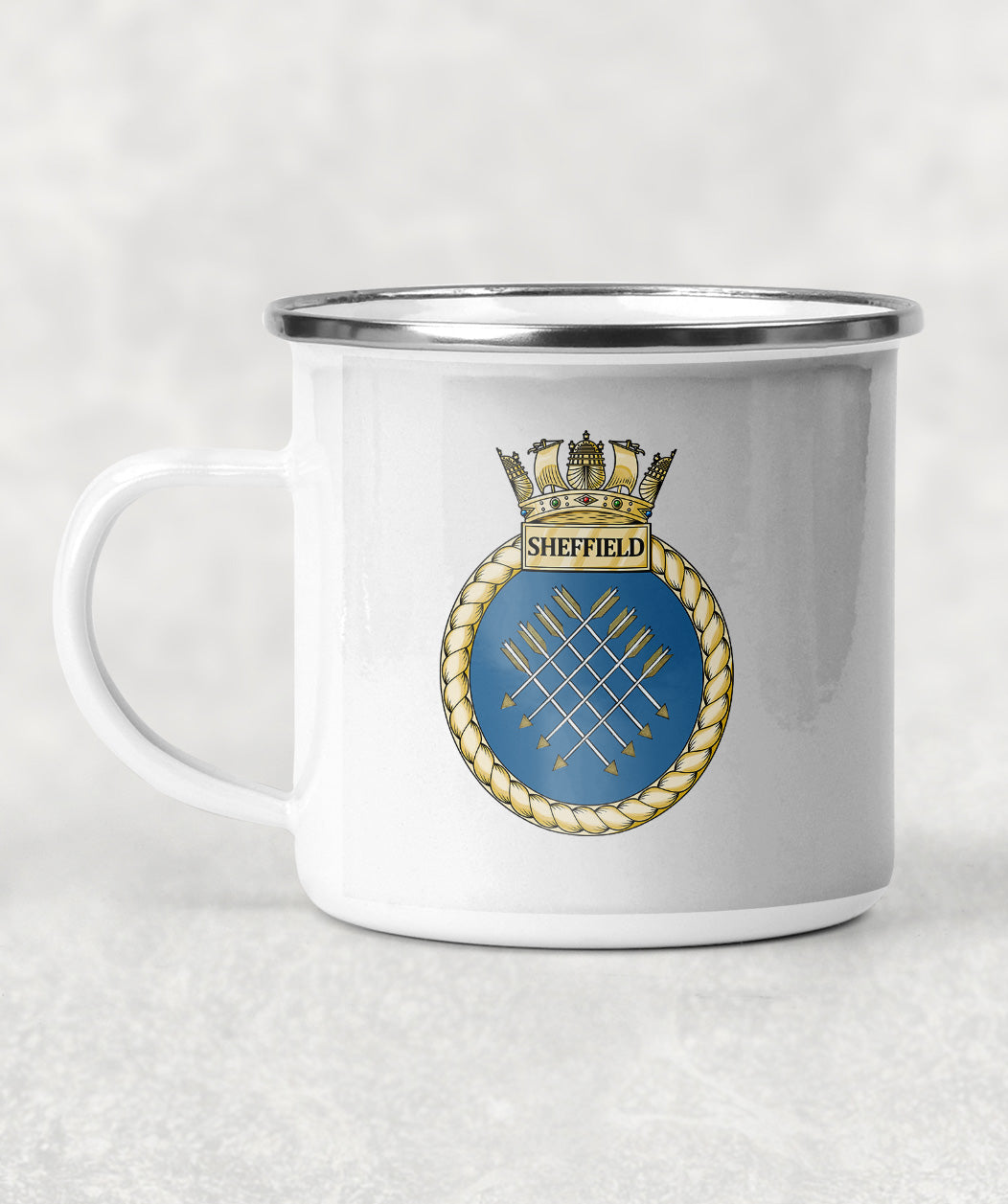 HMS Sheffield - Enamel Mug