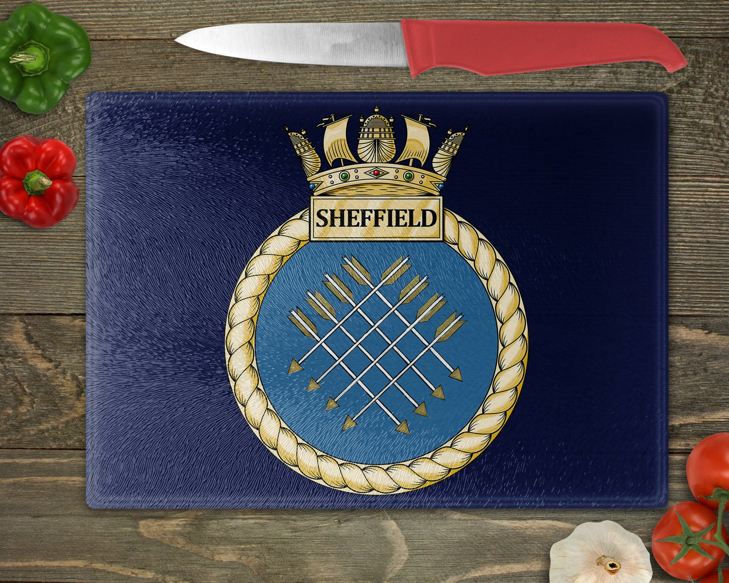 HMS Sheffield - Cutting Board