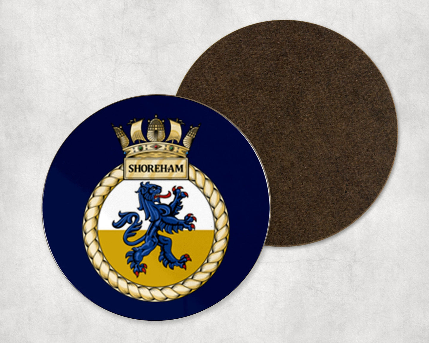 HMS Shoreham - Round Coaster Set