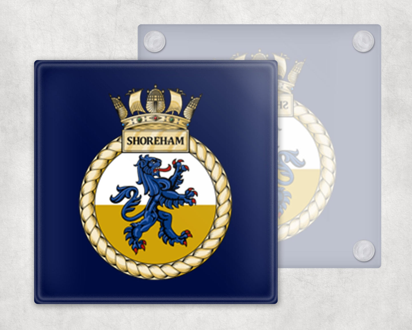 HMS Shoreham - Glass Coaster